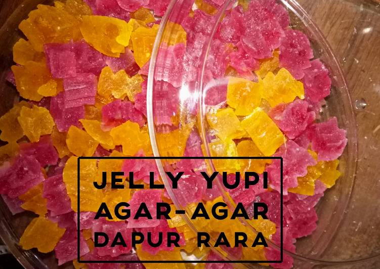 Resep Manisan Agar agar (Jelly Yupi Kawe) | Cara Membuat Manisan Agar agar (Jelly Yupi Kawe) Yang Mudah Dan Praktis