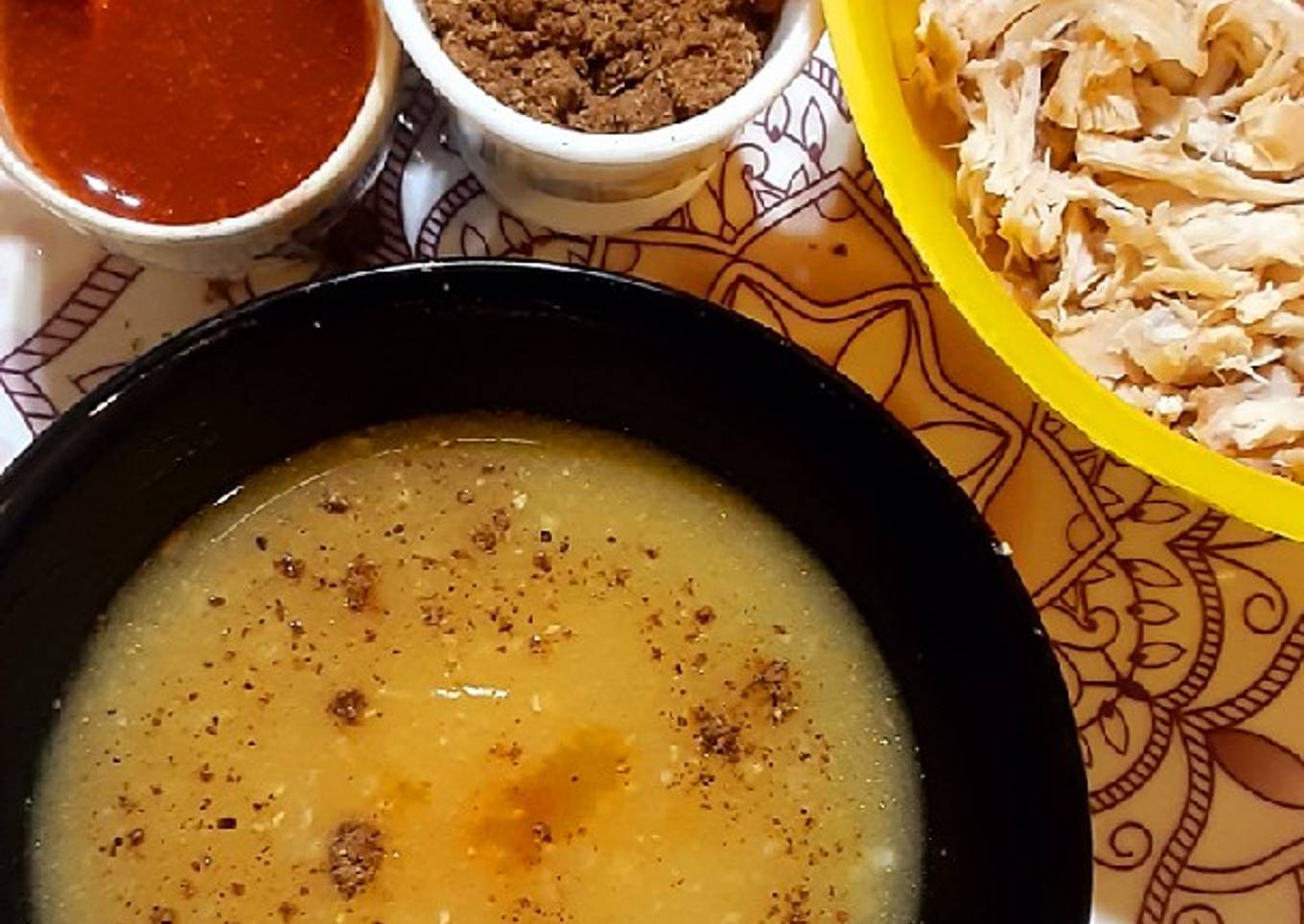 Chicken corn soup