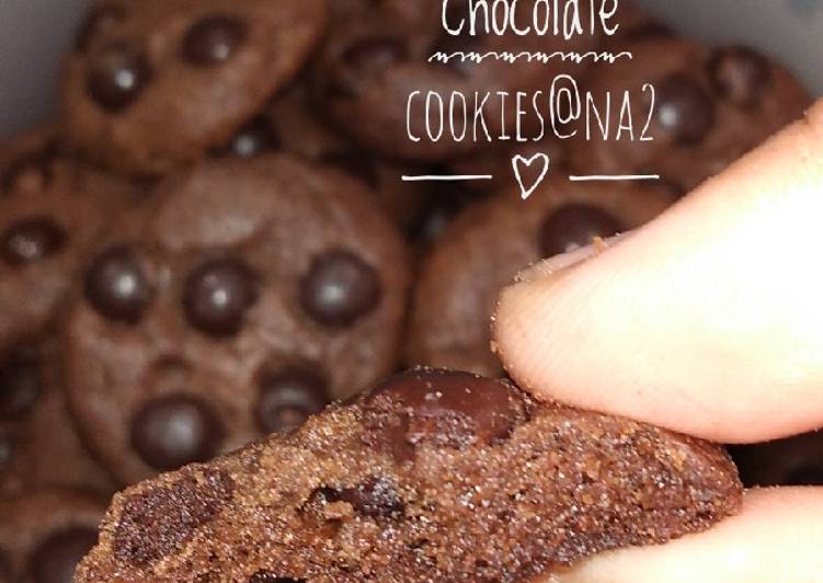 Resep Chocochips Chocolate Cookies Anti Gagal