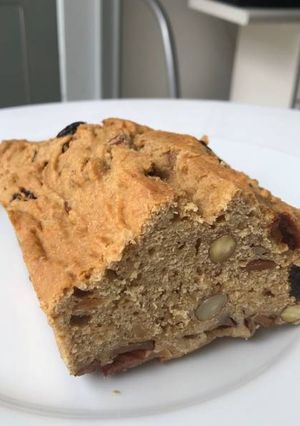 Una foto de Budín de manzana sin azúcar