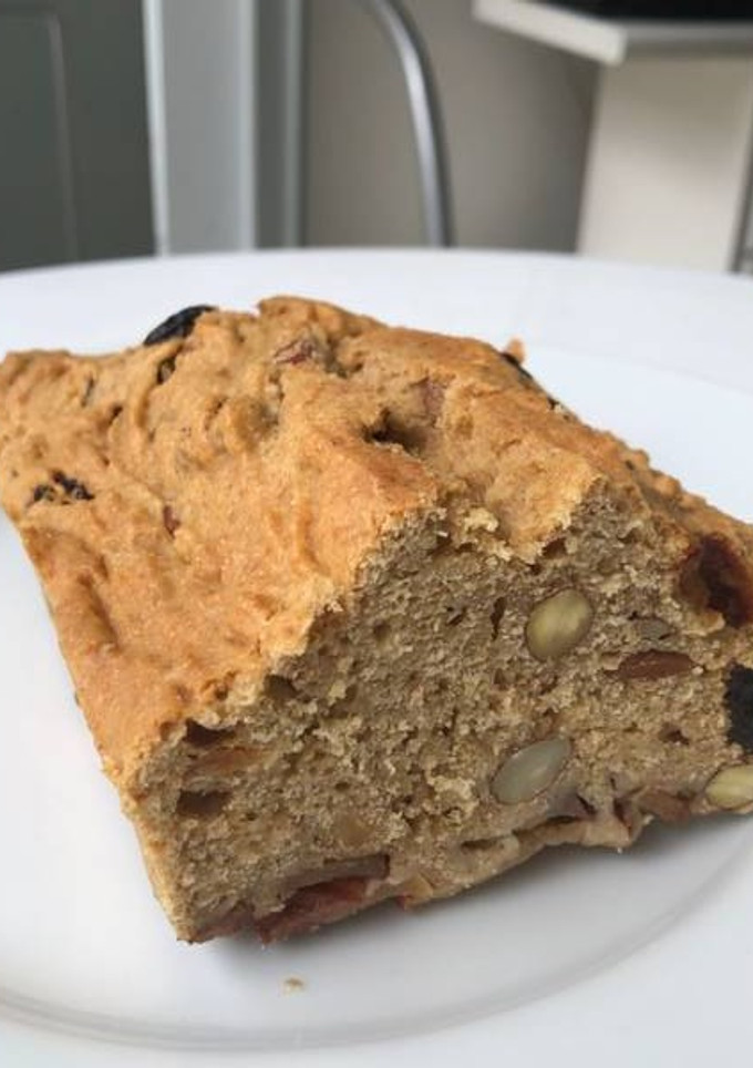 Una foto de Budín de manzana sin azúcar