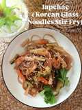 Japchae - Korean Glass Noodles Stir Fry