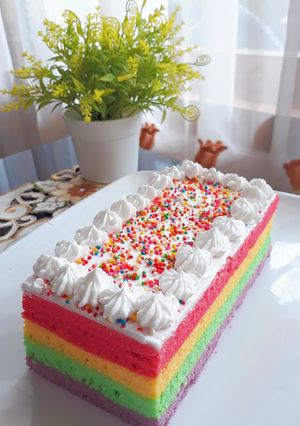 Foto resep Rainbow Cake