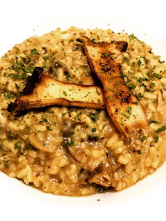 Una foto de Risotto cremoso de boletus (Thermomix)