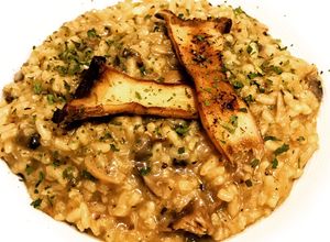 Foto principal de Risotto cremoso de boletus (Thermomix)
