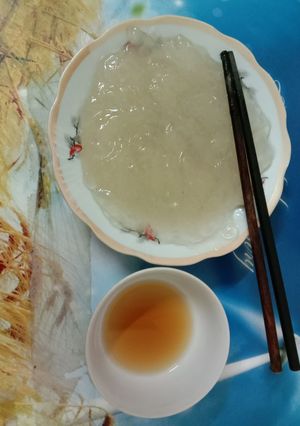 Hình của món Bánh bột năng khuấy.