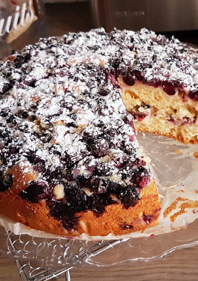 Una foto de Cake de Arándanos y Limón