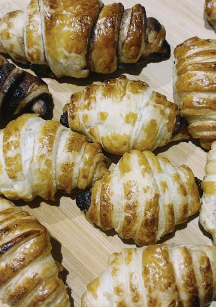 Una foto de Croissants Rellenos