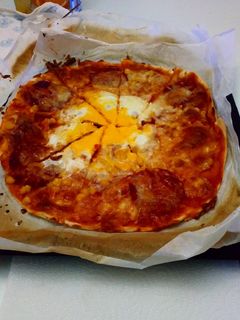 Una foto de Pizza casera