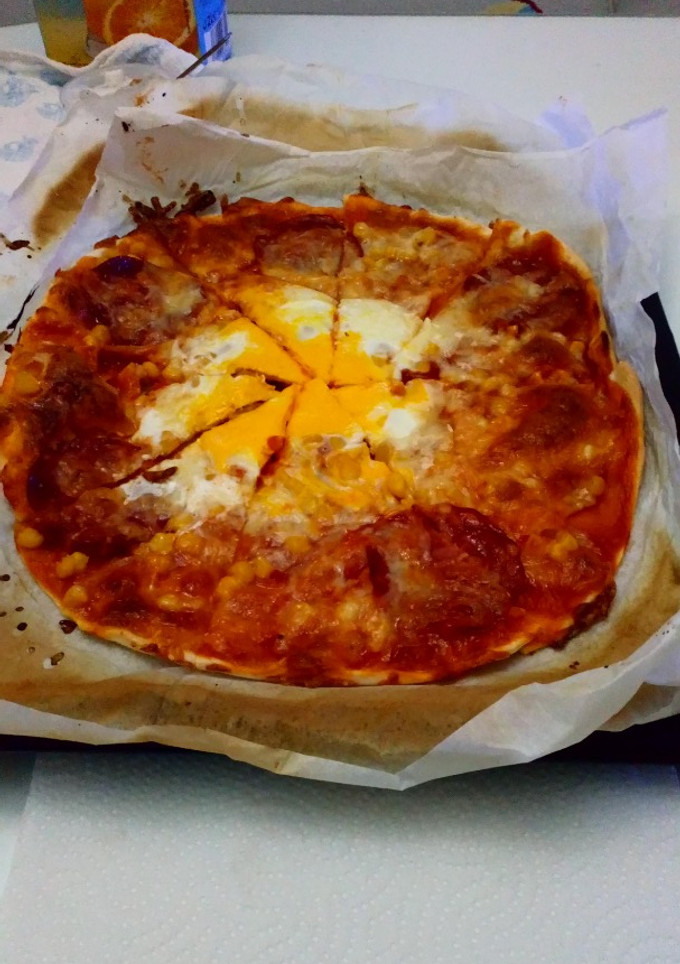 Una foto de Pizza casera
