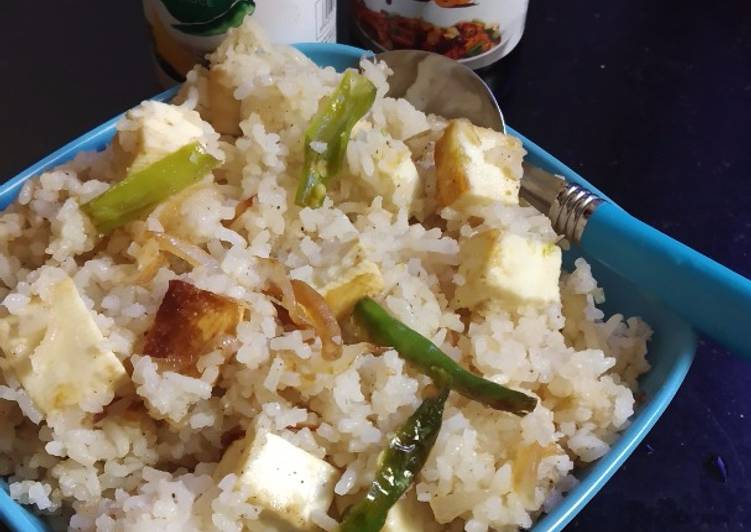 Step-by-Step Guide to Cook Tasty Paneer fried rice