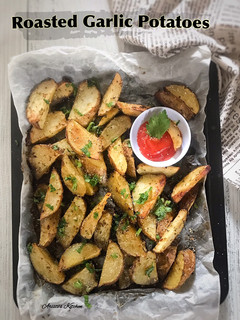 Foto resep Roasted Garlic Potatoes