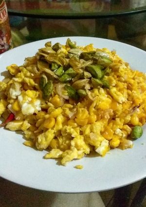 Foto resep Orak arik jagung petai