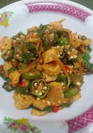 Foto resep Tumis Otak-otak Okra