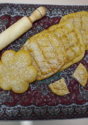 عکسی از دستور نان پیده
