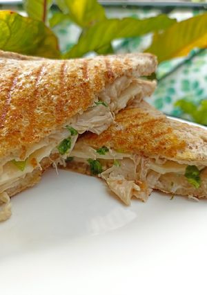 Foto resep Chicken Sandwich / Roti Lapis Ayam