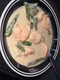 Shrimp Asparagus Alfredo