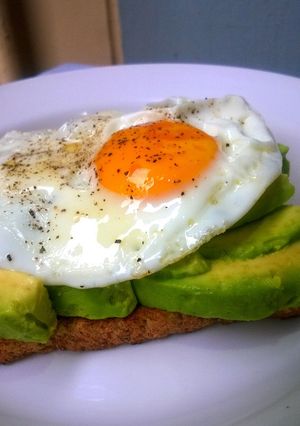 A picture of Sunny Side Up Avocado Toast.