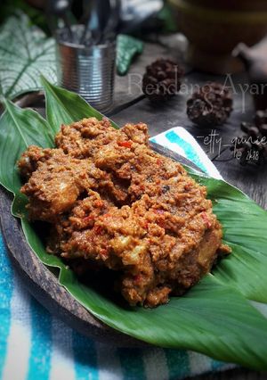 Foto resep Rendang ayam