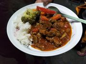 A picture of paprika spice