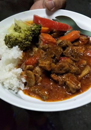 A picture of Hungarian Paprika Beef.