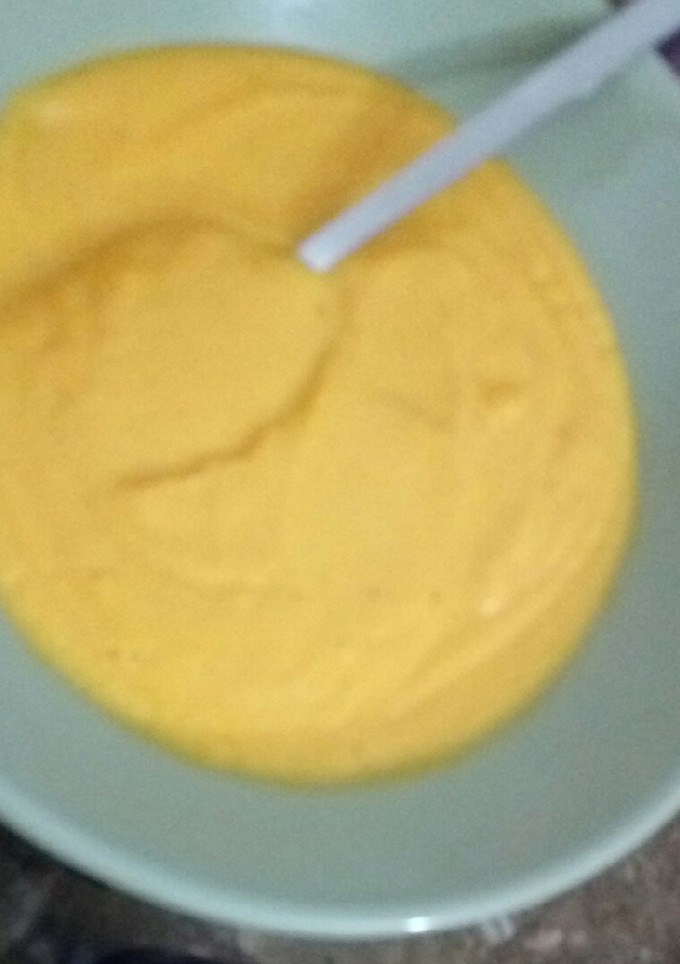 Una foto de Puré de boniato