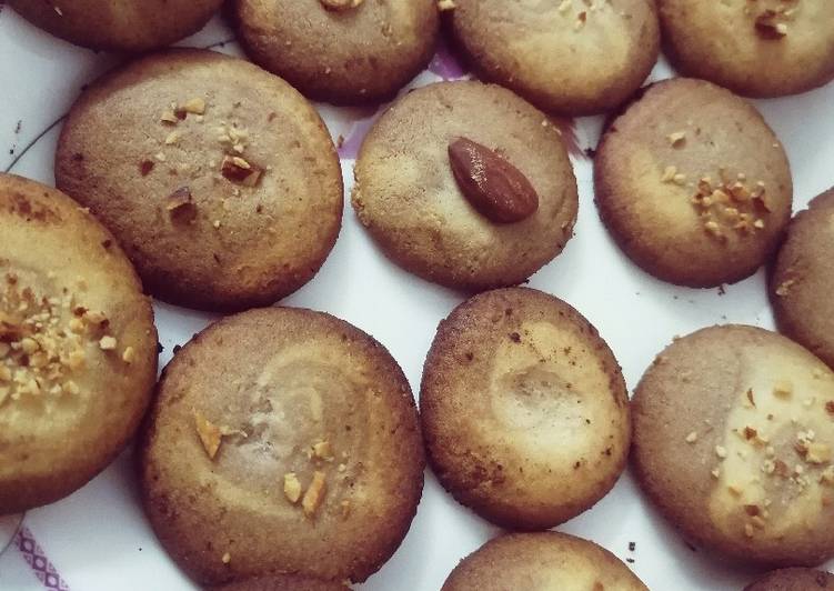Step-by-Step Guide to Make Favorite Marble cookies with Almonds