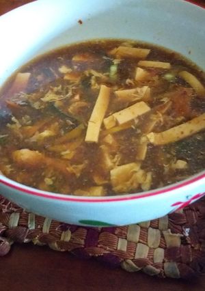 Foto resep Chinese hot and sour soup