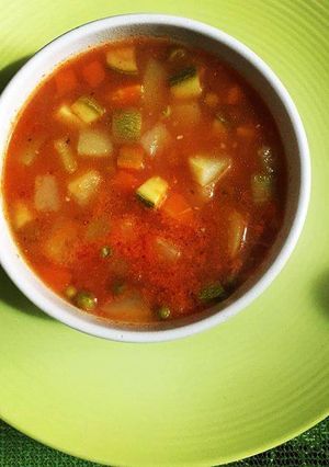 Una foto de Sopa de Verduras