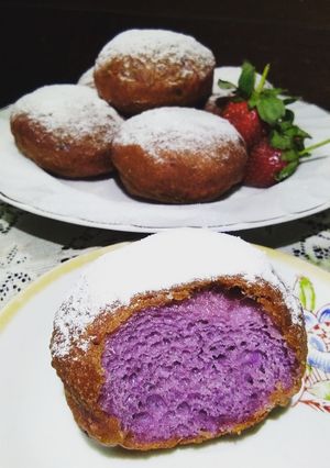 Foto resep Donat Ubi Ungu