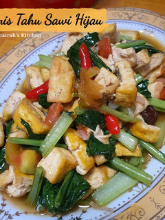 Foto resep Tumis Tahu Sawi Hijau