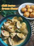 Chili Butter Cream Clams