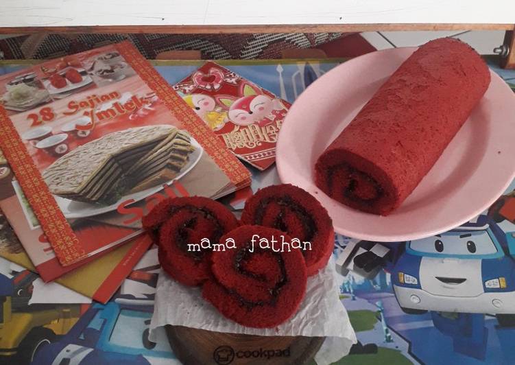 Bolu gulung red velvet