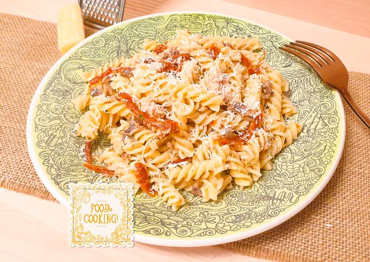 Fusilli a la Mediterránea