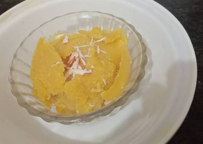 Semolina Halwa Recipe by Geeta Mishra - Cookpad