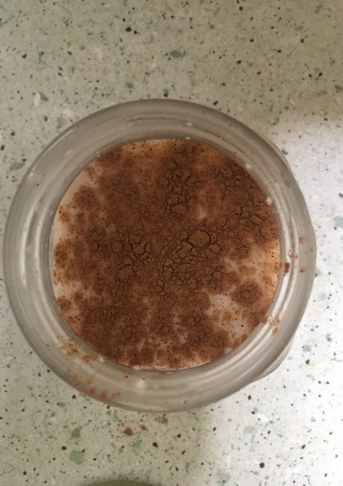 Una foto de Porridge frío con canela una alternativa al arroz con leche