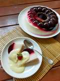 Puding Beetroot Susu