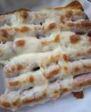 Panchos con panceta y muzzarella 💣