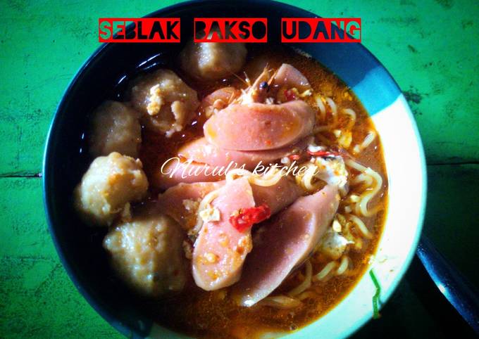 Bagaimana Menyiapkan Seblak mie merapi bakso udang yang Sempurna