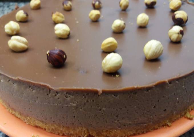 Cheesecake de nutella sin horno Receta de Carmem- Cookpad