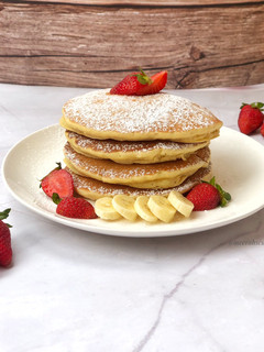 A picture of Fluffy pancakes.