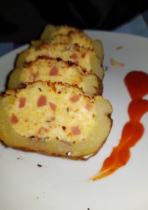 Foto resep Baked Potato and Cheese