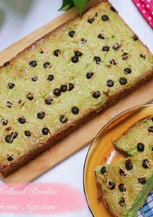 Foto resep Lekker Holland Pandan 4 bahan aka Dutch Butterkoek
