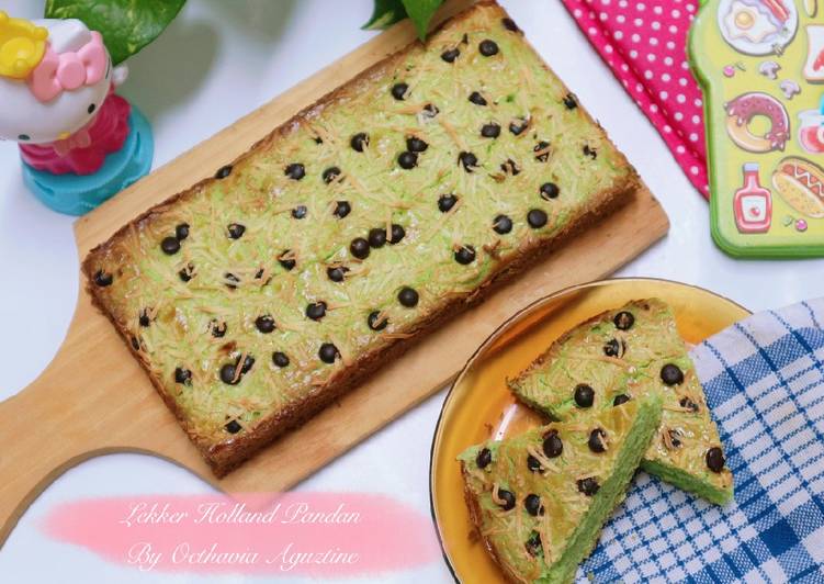 Lekker Holland Pandan 4 bahan aka Dutch Butterkoek