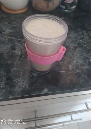 Una foto de Platanito con leche