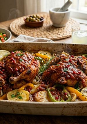 صورة لوصفة صينية البطاطس بالدجاج