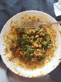 Una foto de Espinacas al curry