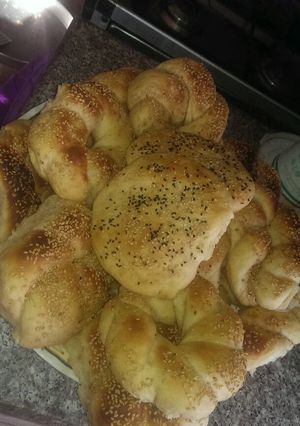 صورة لوصفة كعك بالسمسم