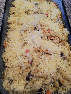 Zöldséges rakott tészta recept fotója