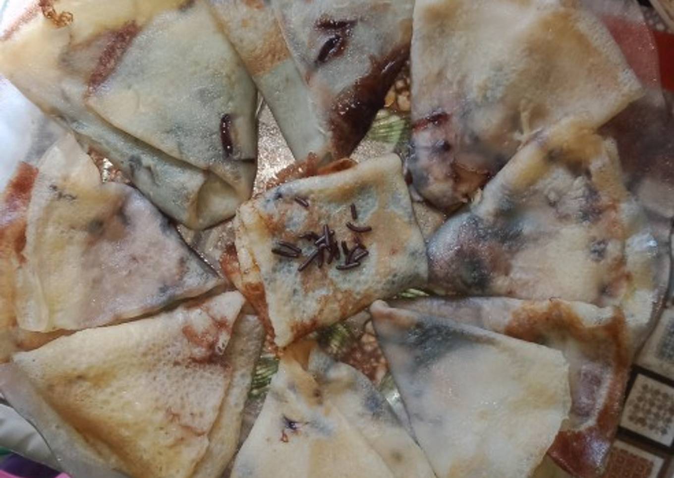 Kue Lumpia Manis Coklat